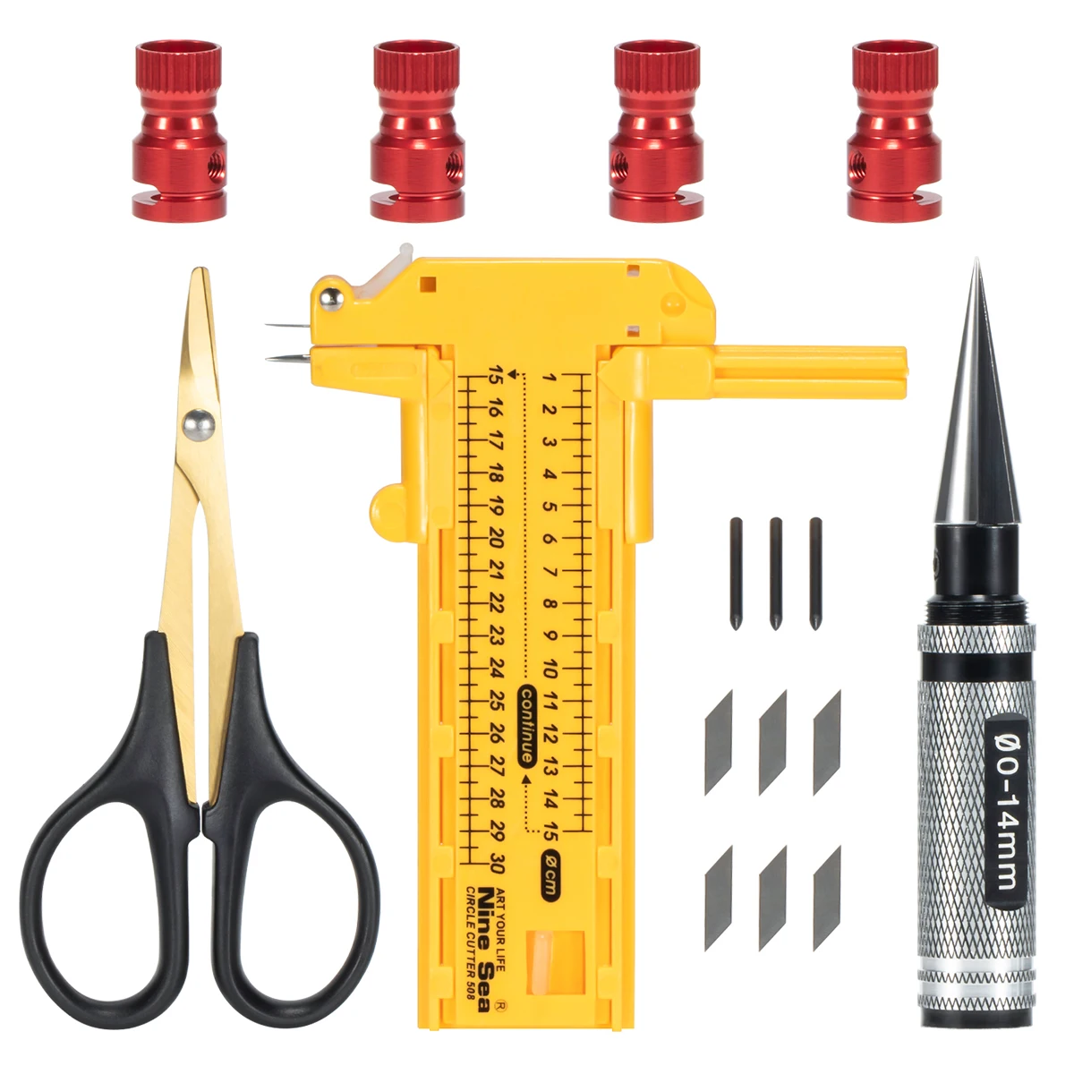 Power Tools Spare Parts - Kit de rotuladores magnéticos para la