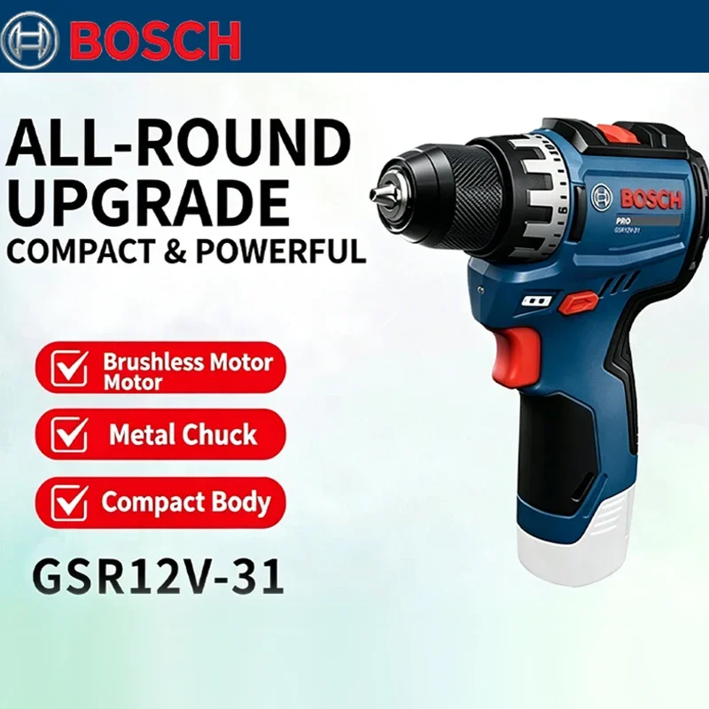 Power Tools For Home - Taladro Eléctrico Bosch GSR 12V-31 Sin
