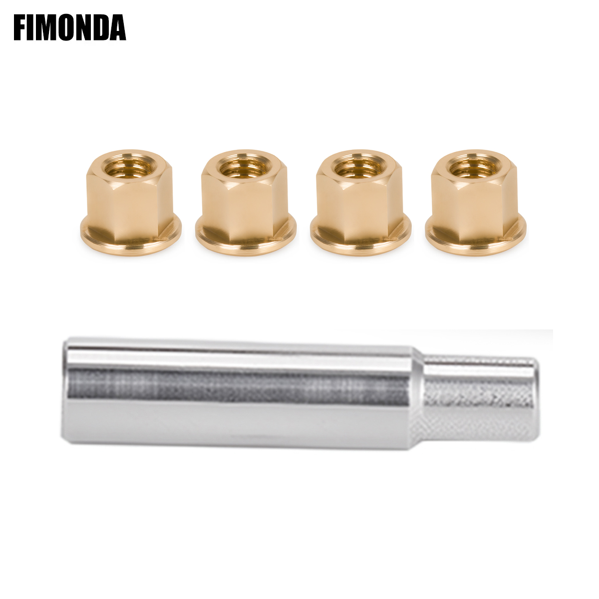 Power Tools Hardware - Tuercas de Rueda de Latón con