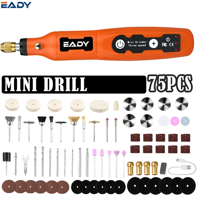 Power Tools Hardware - Mini taladro inalámbrico USB y bolígrafo