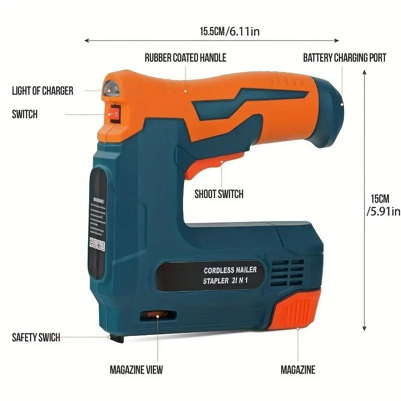 Staple Gun Electric - Nueva pistola de clavos inalámbrica de
