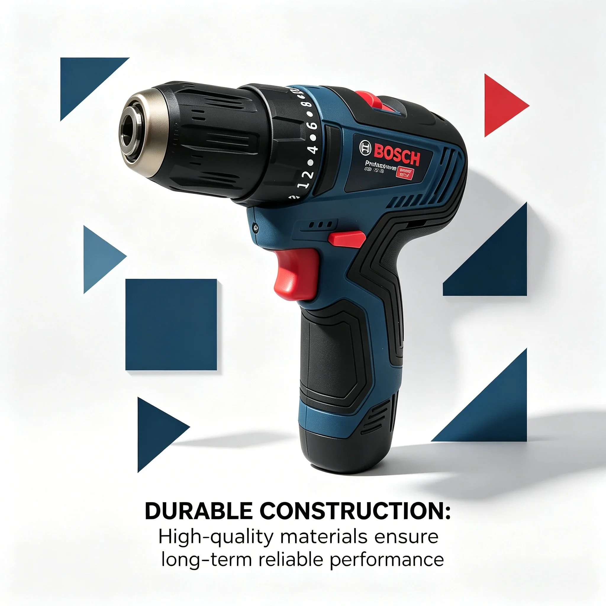Power Tools Hardware - Taladro Eléctrico Profesional Bosch-GSB 12V-30, Atornillador
