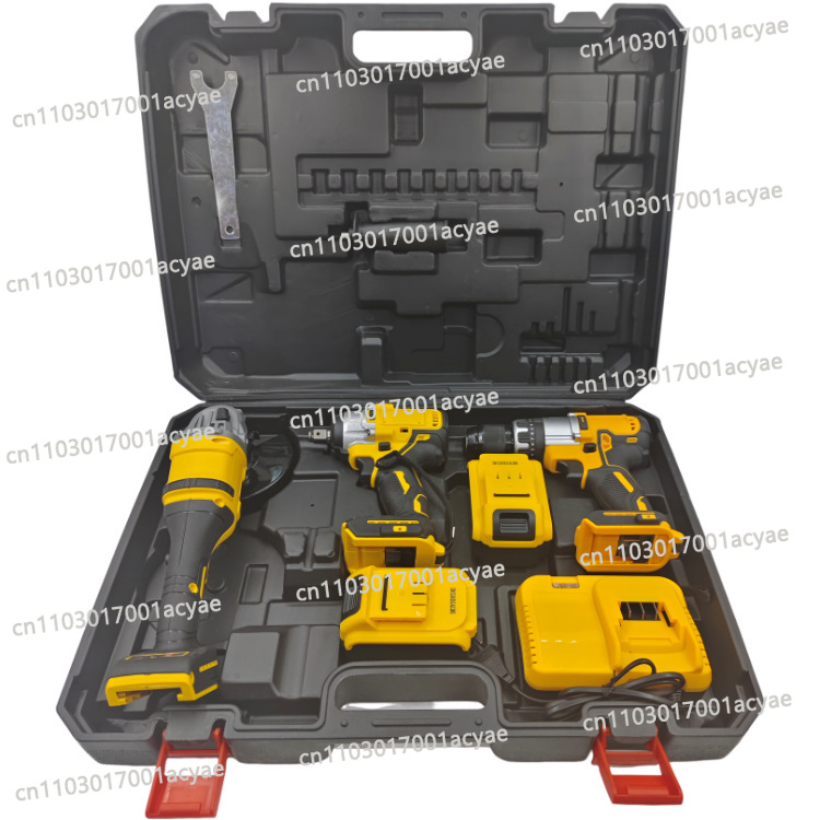 Power Tools Set - Juego combinado de amoladora angular y
