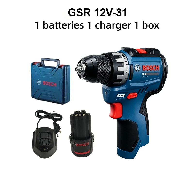 Power Tools Hardware - Taladro Inalámbrico Bosch Professional GSR 12V-31,