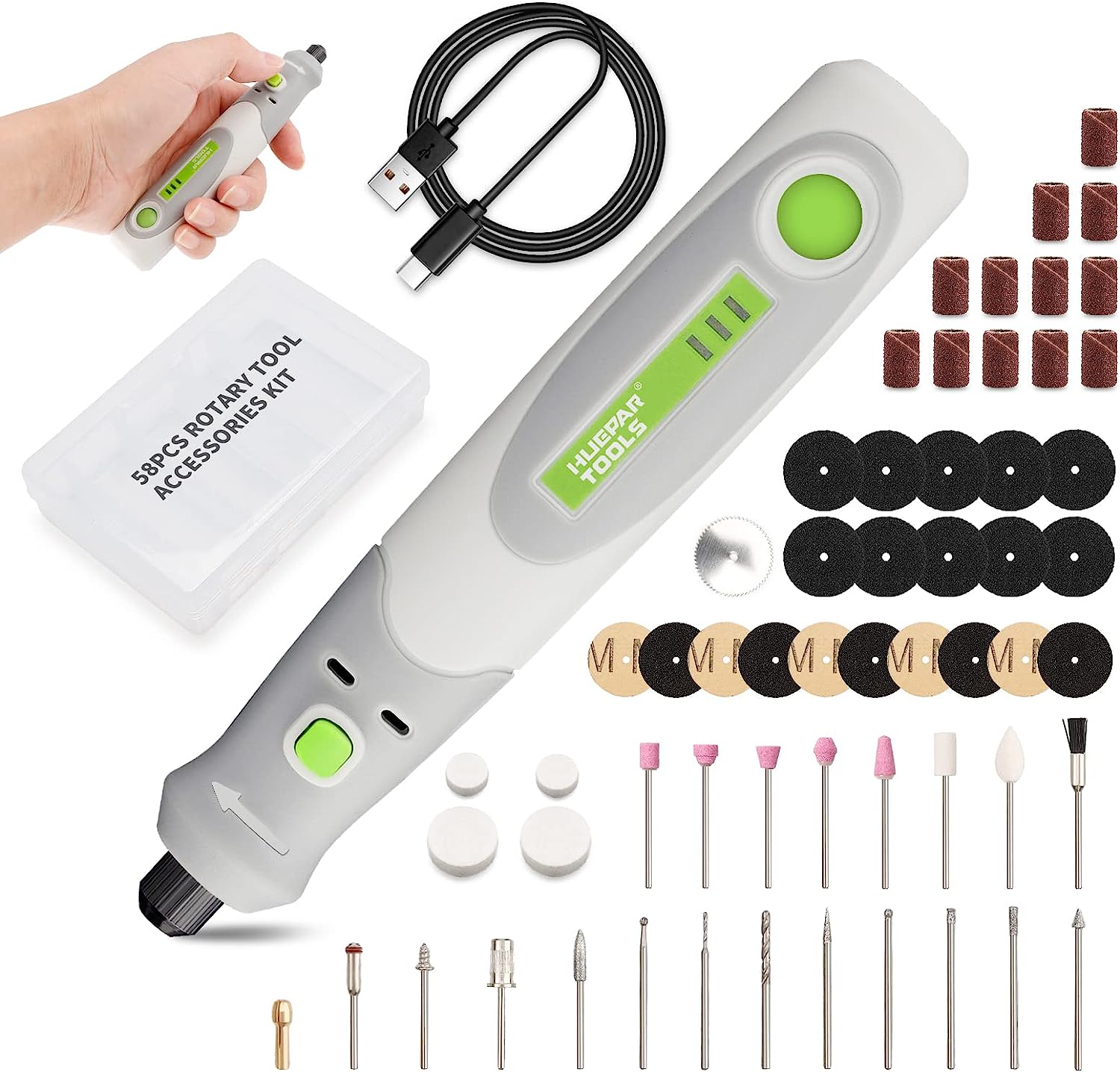 Power Tools Spare Parts - Juego de herramientas rotativas inalámbricas para