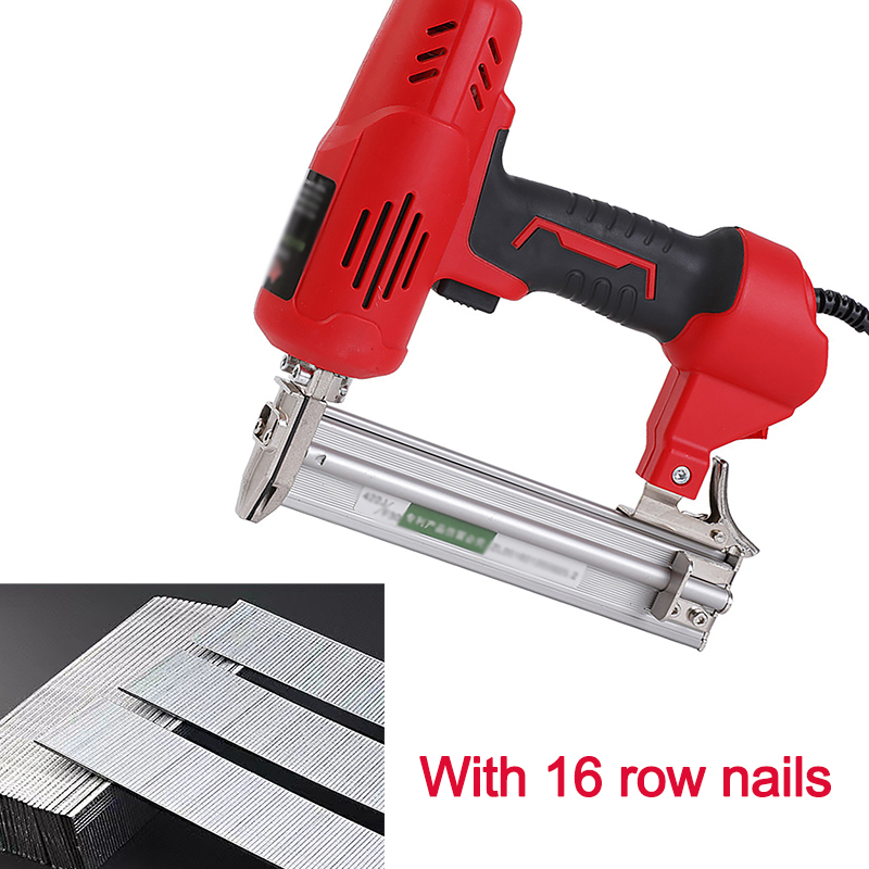 Staple Gun Electric - Grapadora clavadora eléctrica con clavos, grapadora