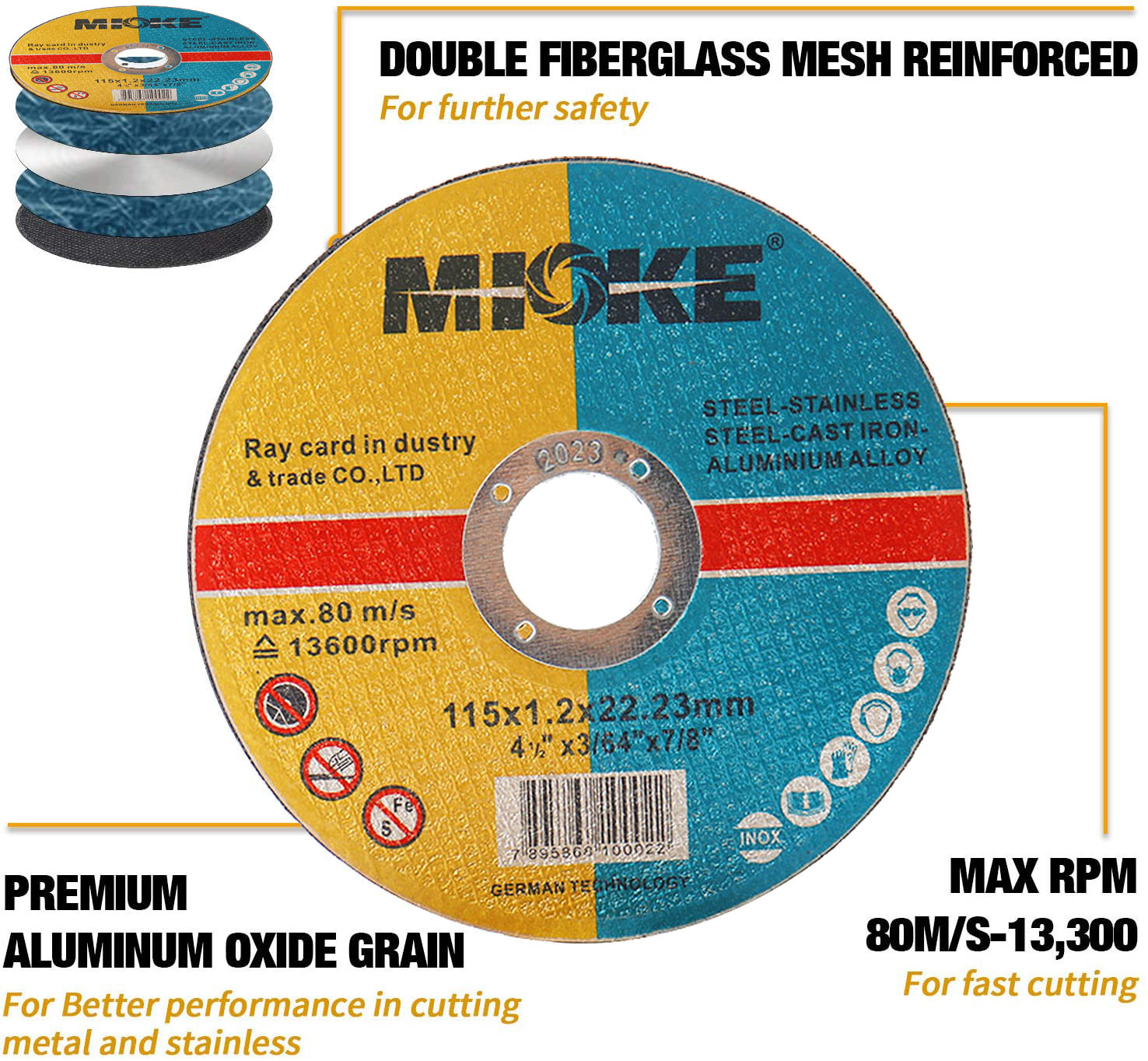 Disco de corte de Metal con ho - Angle Grinder 4.5 reseña y precio