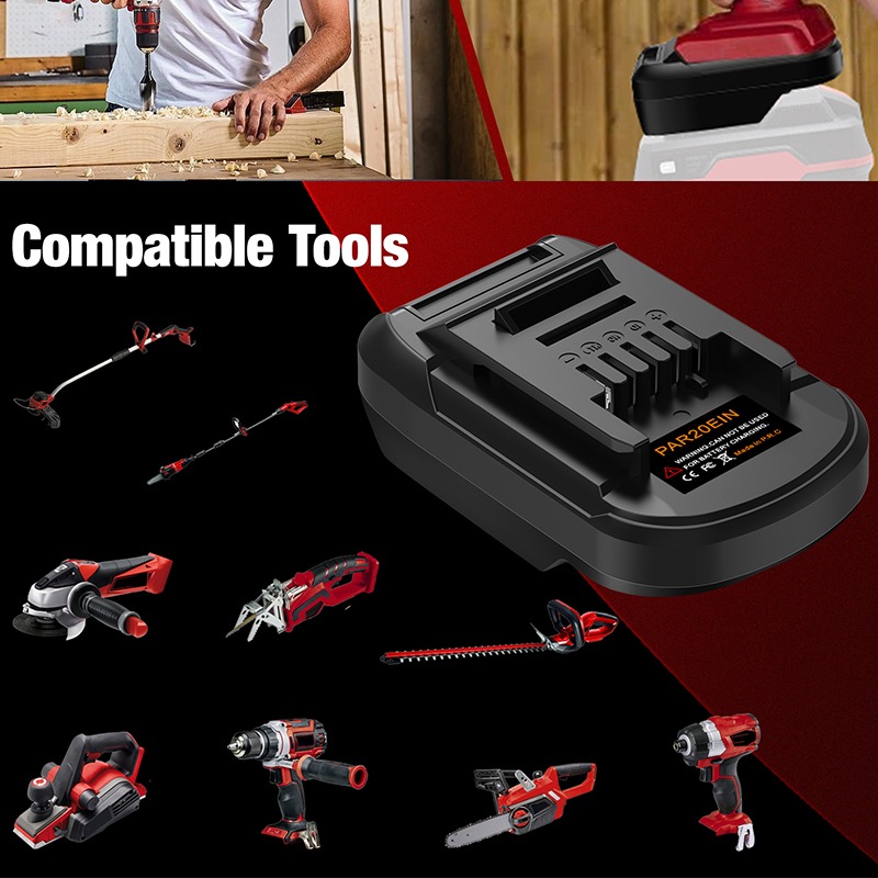 Adaptador de batería para herr - Power Tools Use reseña y precio