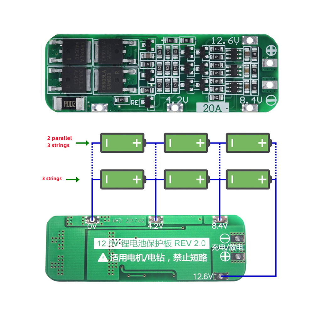 3S 20A Li-ion batería de litio - Power Tools Hardware reseña y precio
