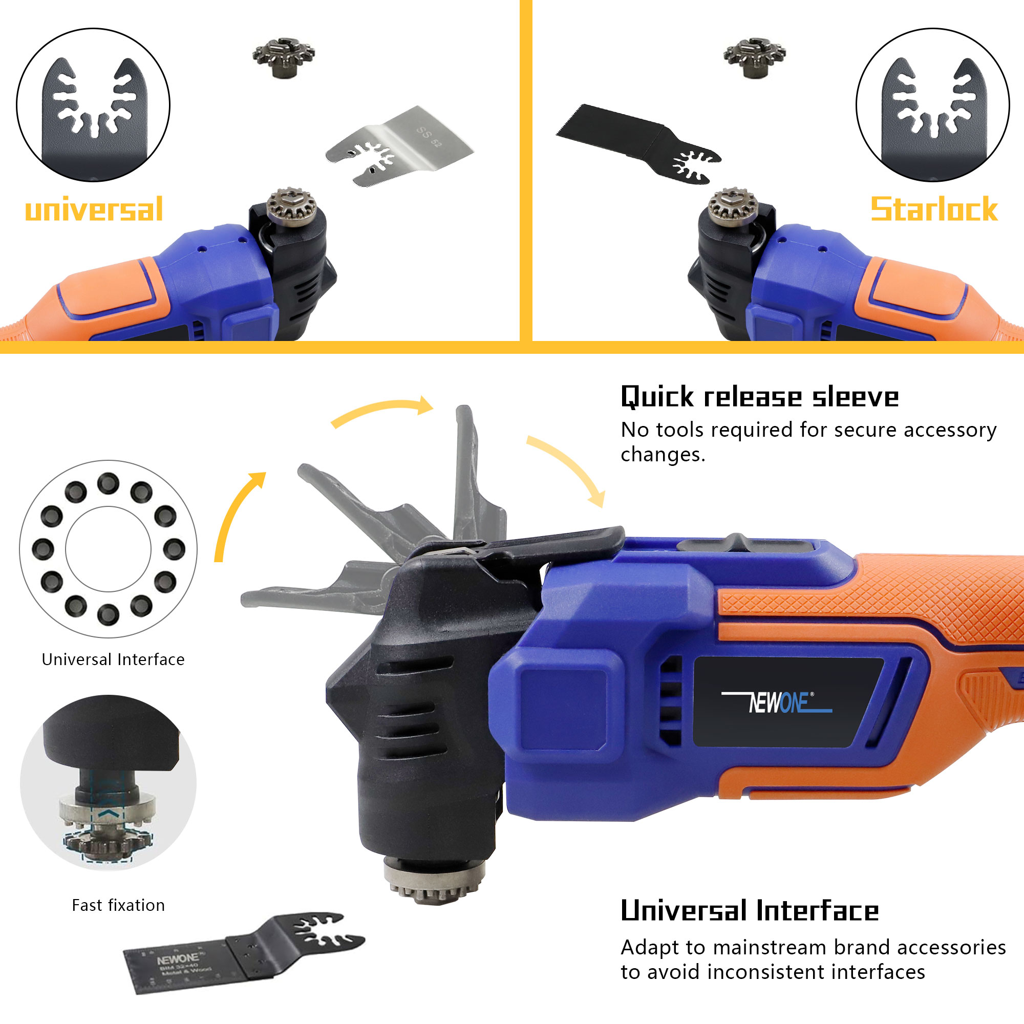 NEWONE-Herramienta oscilante d - Oscillating Multi Tool reseña y precio