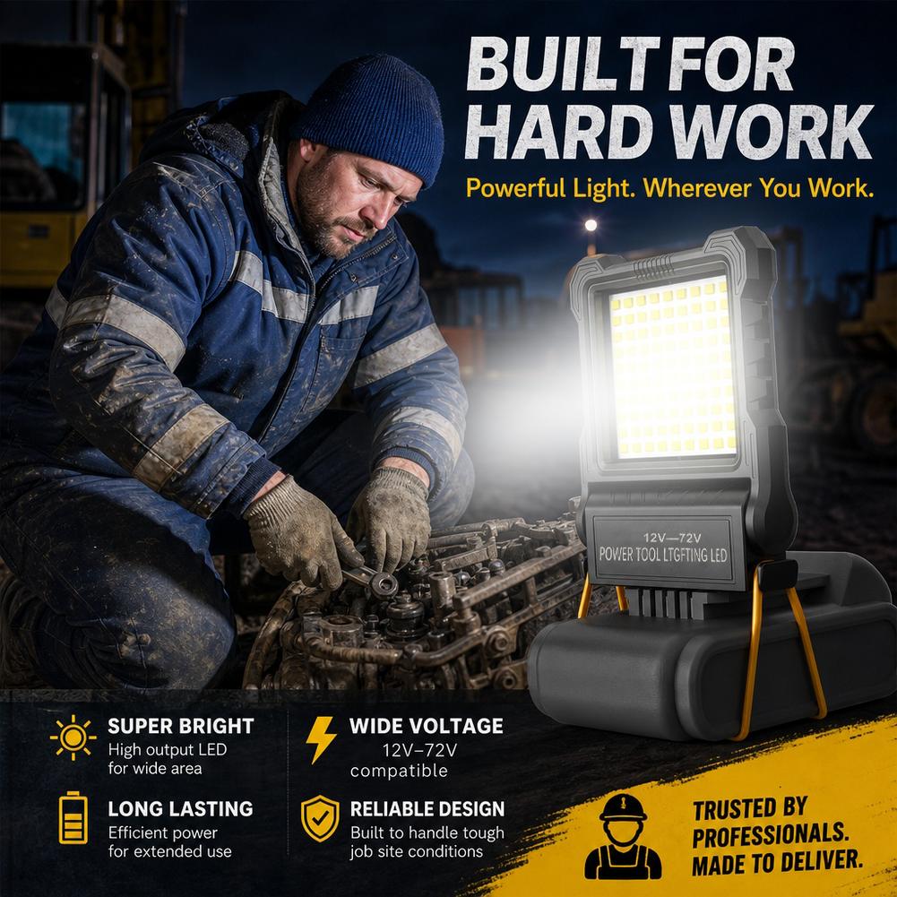 Lámpara de Trabajo LED Imperme - Power Tools Battery Repair reseña y precio