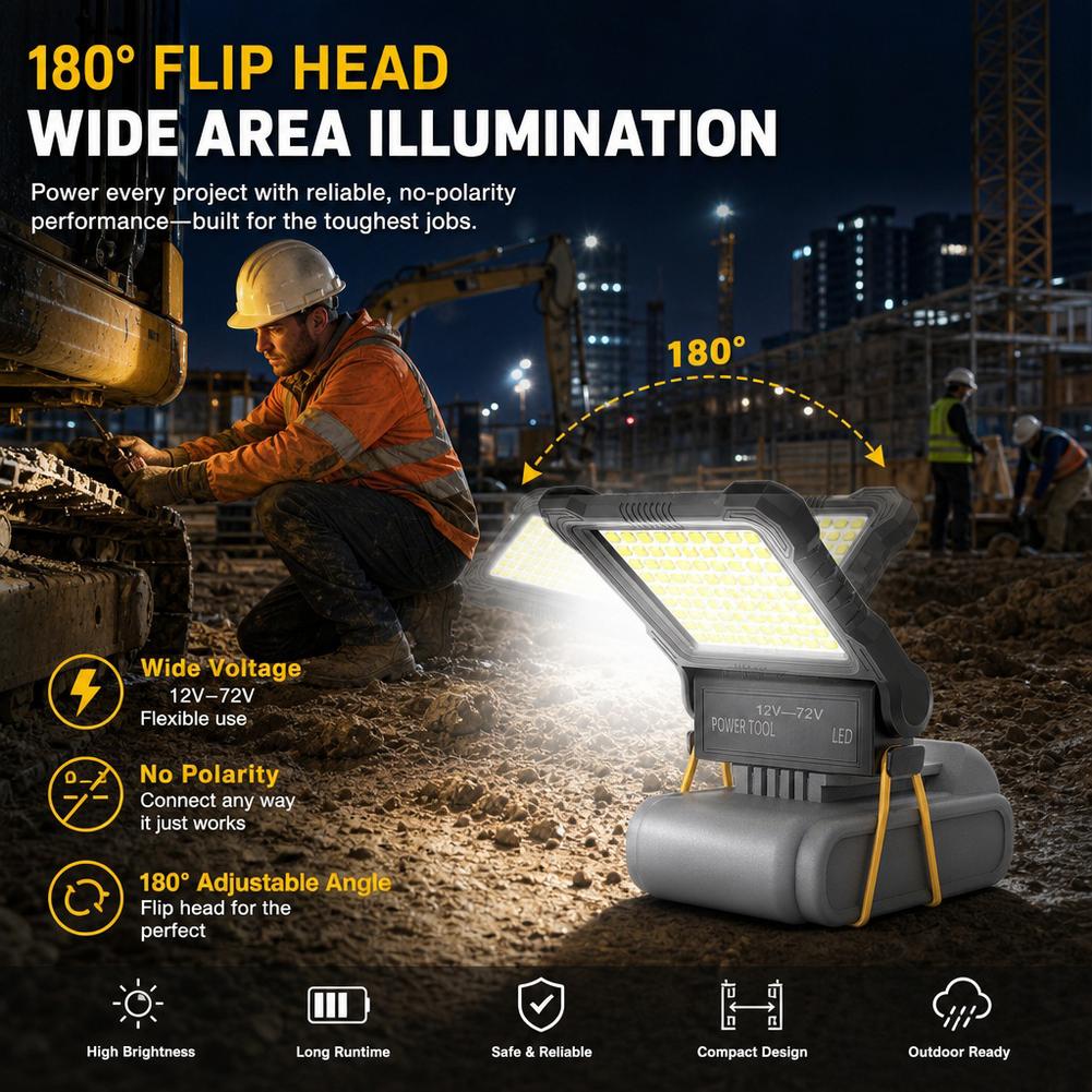 Lámpara de Trabajo LED Imperme - Power Tools Battery Repair reseña y precio