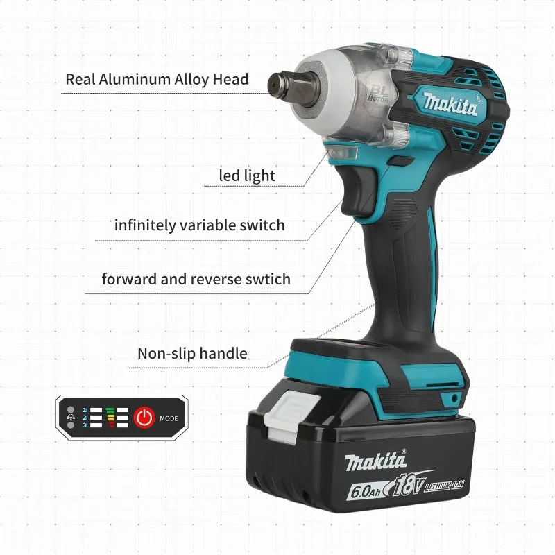 Makita DTW300 Pistola de Impac - Power Tools Battery Repair reseña y precio