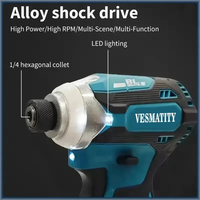 Atornillador de impacto inalám - Power Tools Battery Repair reseña y precio