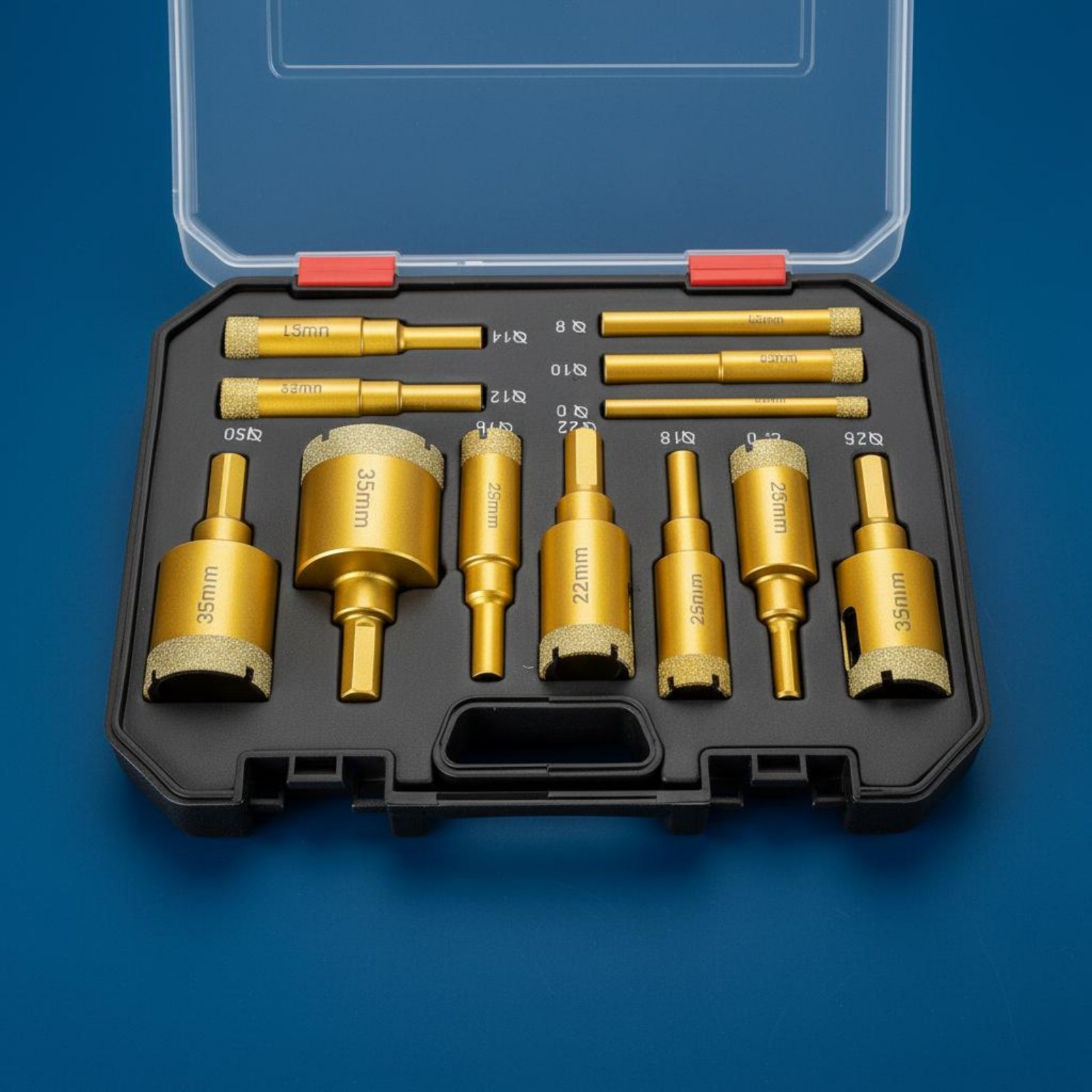 Juego de 12 Brocas de Cristal  - Power Tools Set reseña y precio