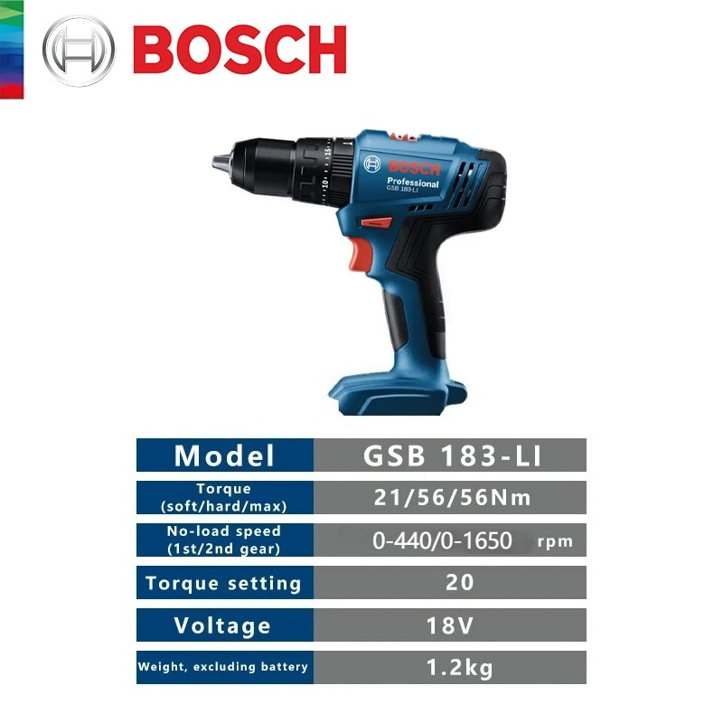 Taladro Eléctrico Bosch GSB183 - Power Tools Use reseña y precio
