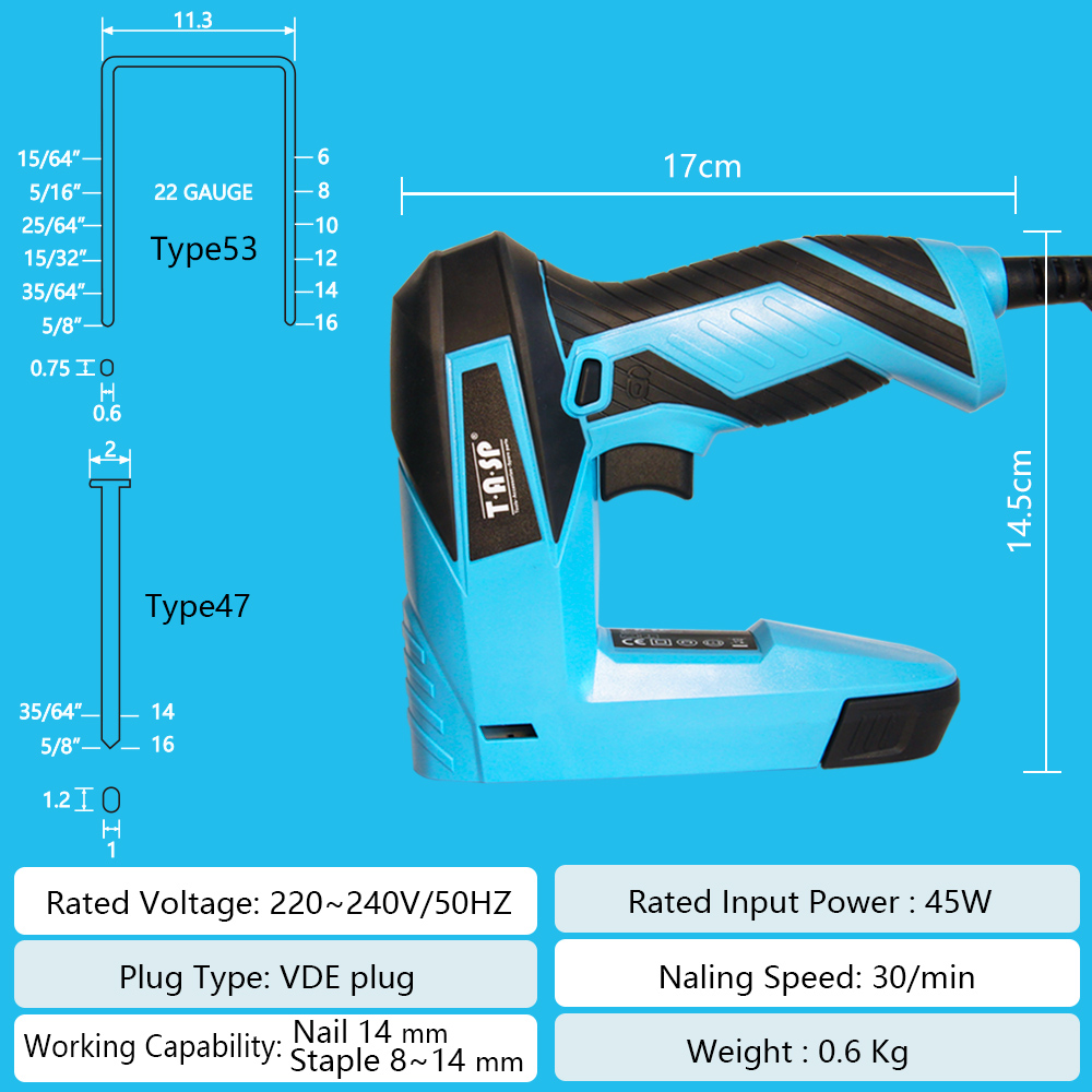 Grapadora eléctrica 2 en 1 de  - Staple Gun Electric reseña y precio