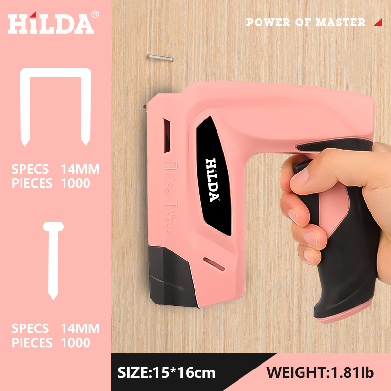 Pistola de clavos de grapa elé - Staple Gun Electric reseña y precio
