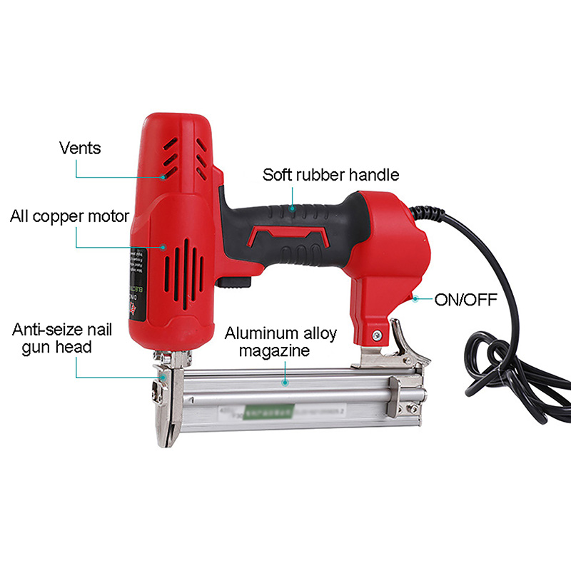 Pistola de clavos eléctrica de - Staple Gun Electric reseña y precio