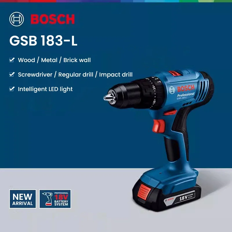 Taladro Eléctrico Bosch GSB183 - Power Tools Use reseña y precio