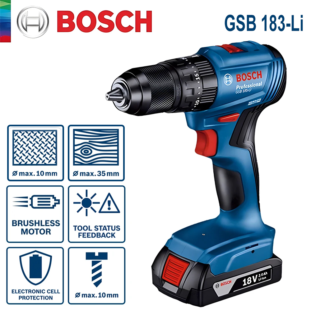 Taladro Eléctrico Bosch GSB 18 - Power Tools Use reseña y precio