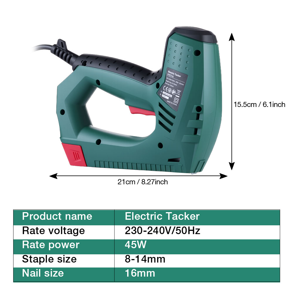 Tomador eléctrico con cable de - Nail Gun Brad reseña y precio