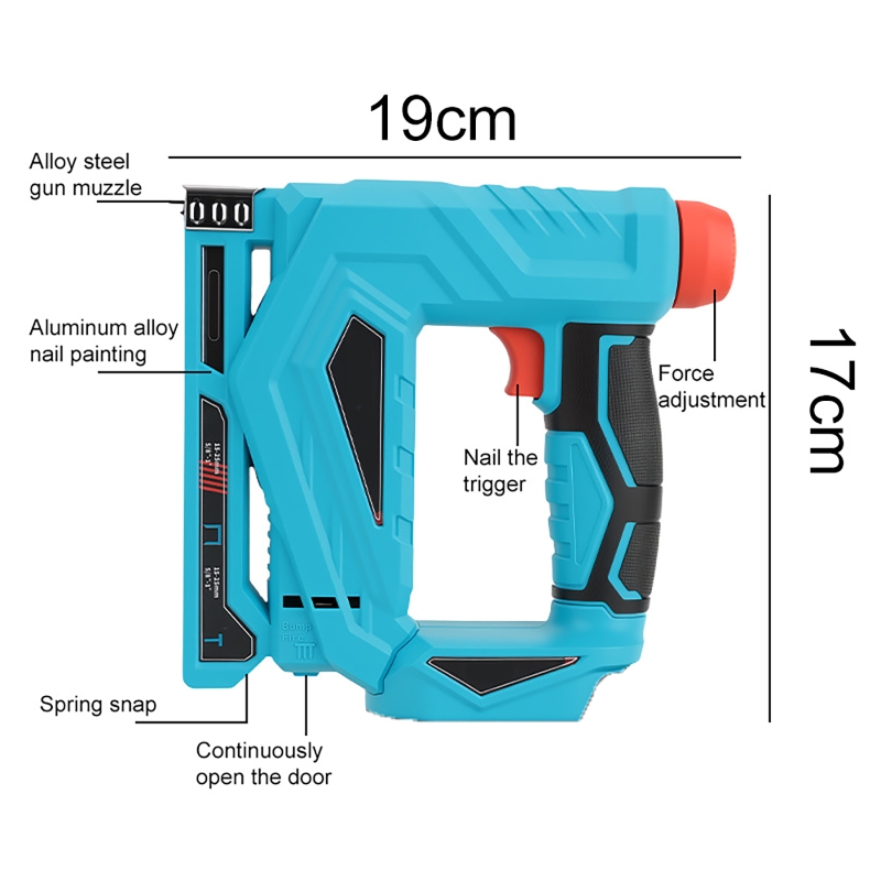 Clavadora eléctrica 2 en 1 con - Staple Gun Electric reseña y precio